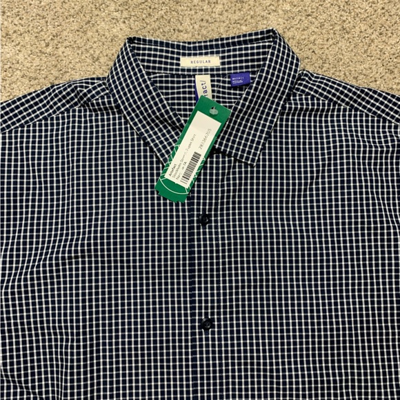 New Artefact Stockholm Stretch Poplin Navy Blue Shirt - Picture 2 of 7